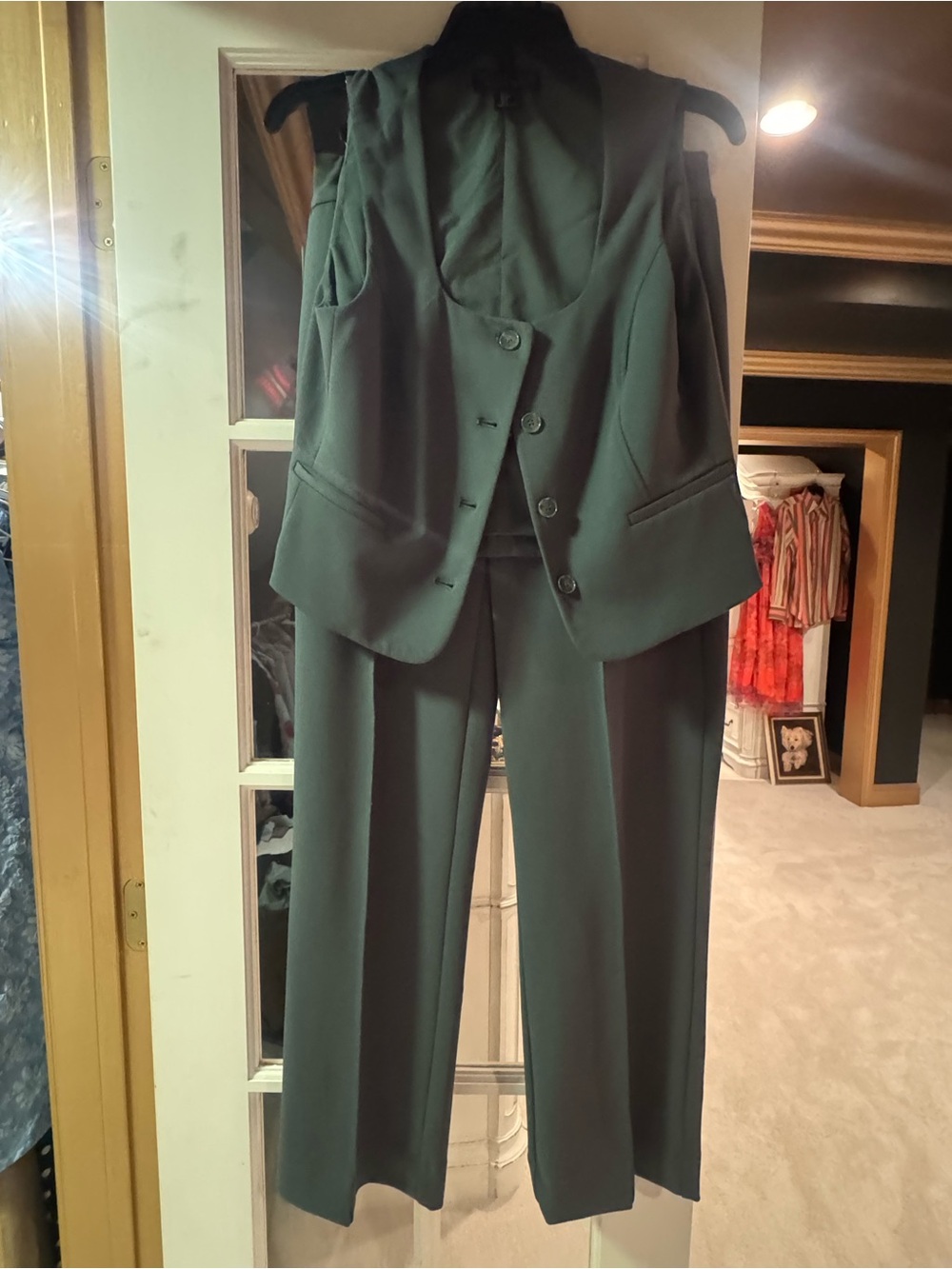 Rachel Zoe Olive Green Women's two Piece Suit